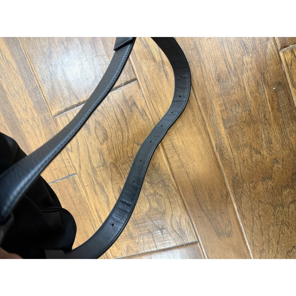 THE ROW Belt Bag Fanny Black Nylon Leather Trimmed Zipper Quiet Luxury Designer - Picture 7 of 15